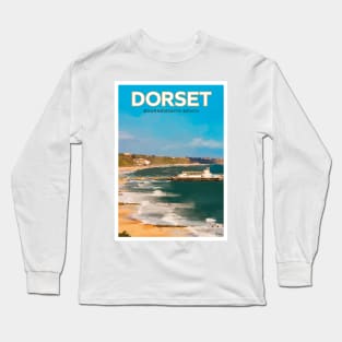 Dorset Bournemouth Beach Long Sleeve T-Shirt